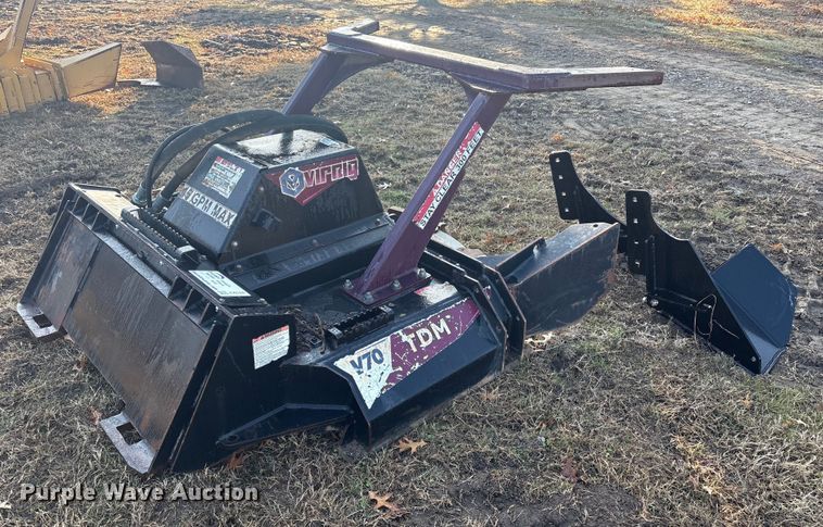 image for item FI0124 Virnig TDM V70 skid steer brush mower