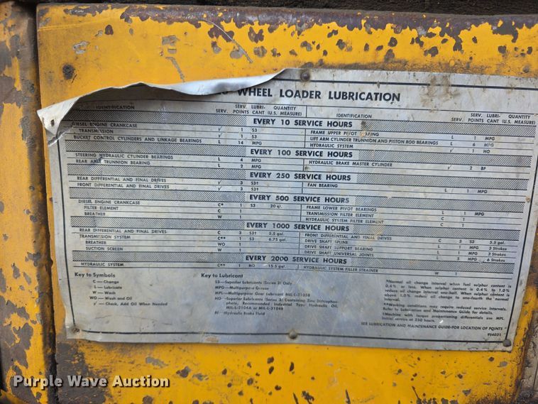 image for item FI0744 1970 Caterpillar 920 wheel loader