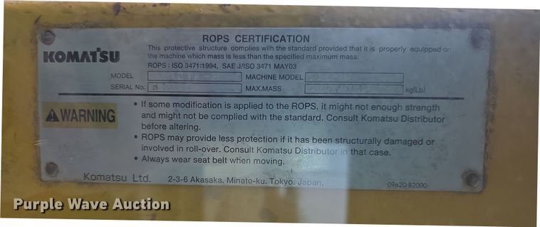image for item FI0746 Komatsu D61EX dozer