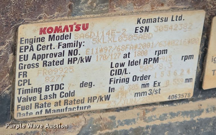 image for item FI0746 Komatsu D61EX dozer