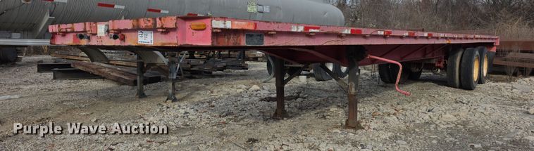 image for item FI0750 1980 Great Dane GPS42 flatbed trailer