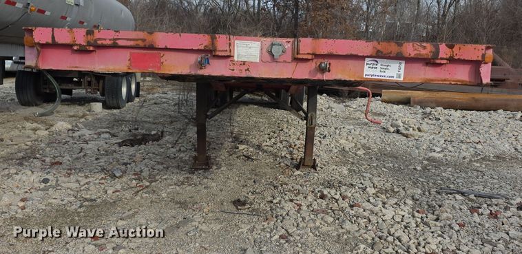 image for item FI0750 1980 Great Dane GPS42 flatbed trailer