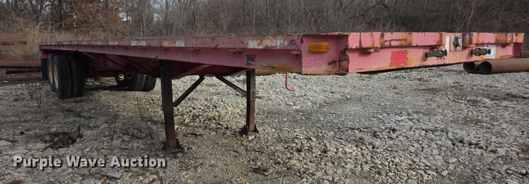 image for item FI0750 1980 Great Dane GPS42 flatbed trailer