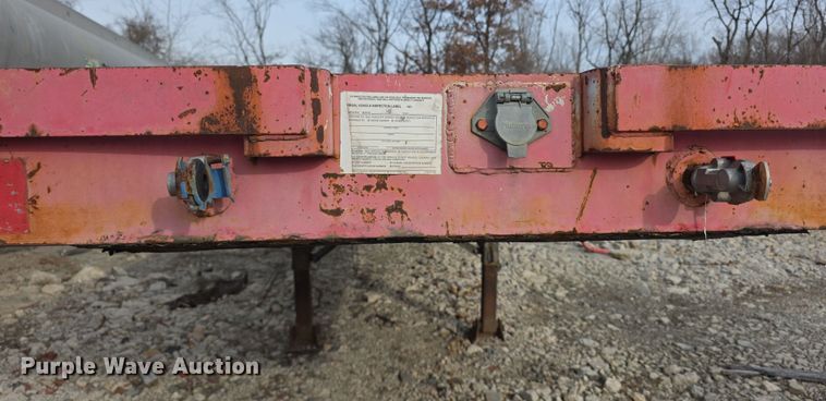 image for item FI0750 1980 Great Dane GPS42 flatbed trailer