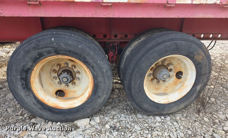 image for item FI0750 1980 Great Dane GPS42 flatbed trailer