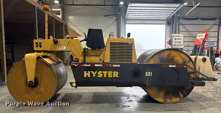 image for item FK1052 Hyster C350B-D double drum vibratory roller