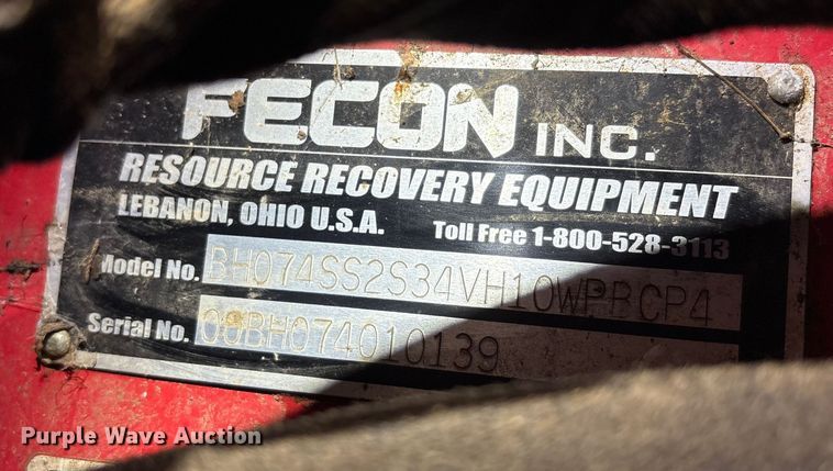 image for item FK1070 Fecon BH074SS2S34VH10WPBCP4 skid steer mulcher