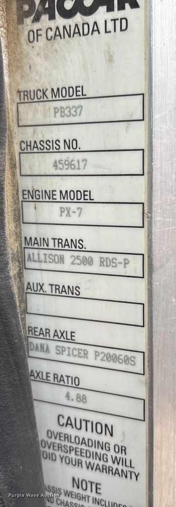 image for item FK2504 2020 Peterbilt 337 Flat Bed