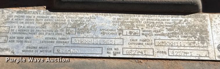 image for item NA9846 2000 Mack RD688S winch truck