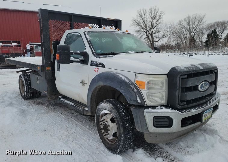image for item NO9832 2011 Ford F450 flatbed pickup truck
