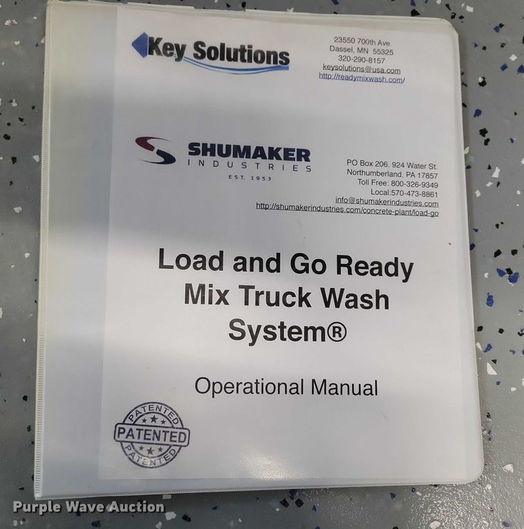 image for item NO9845 Shumaker Industries Load and Go truck wash system