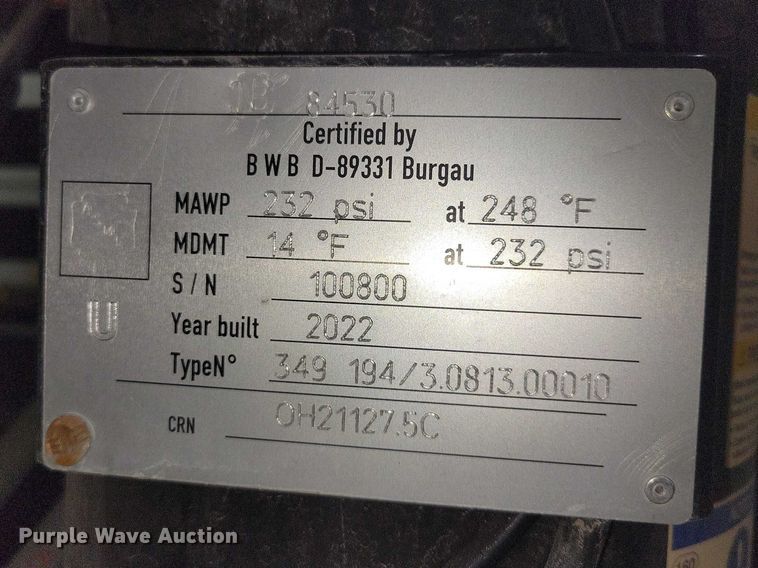 image for item NO9846 2022 Kaeser M59 air compressor