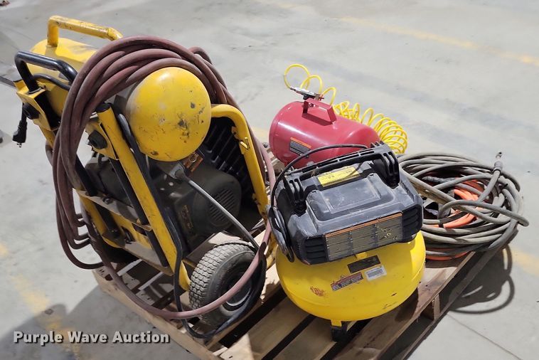 image for item NO9848 (2) DeWalt air compressors