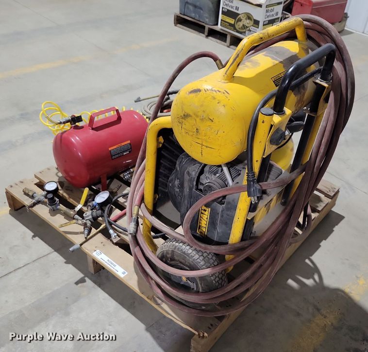 image for item NO9848 (2) DeWalt air compressors