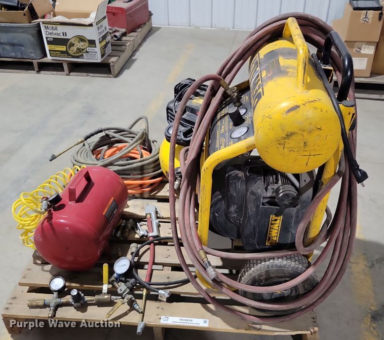 image for item NO9848 (2) DeWalt air compressors