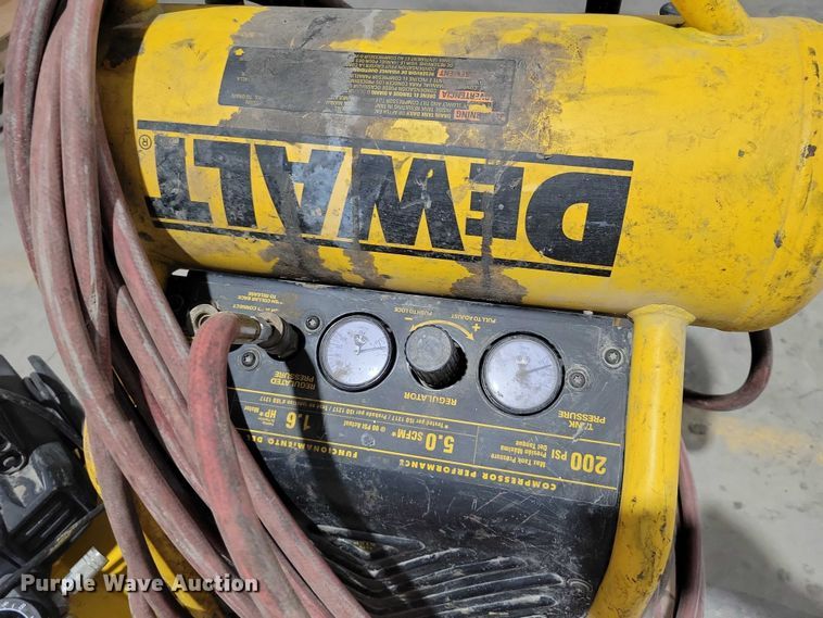 image for item NO9848 (2) DeWalt air compressors