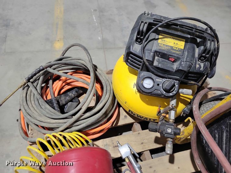 image for item NO9848 (2) DeWalt air compressors