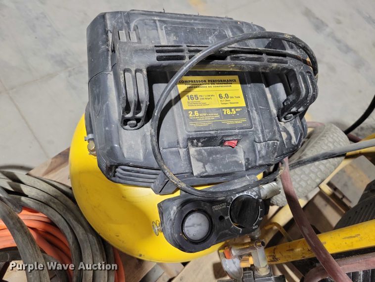 image for item NO9848 (2) DeWalt air compressors