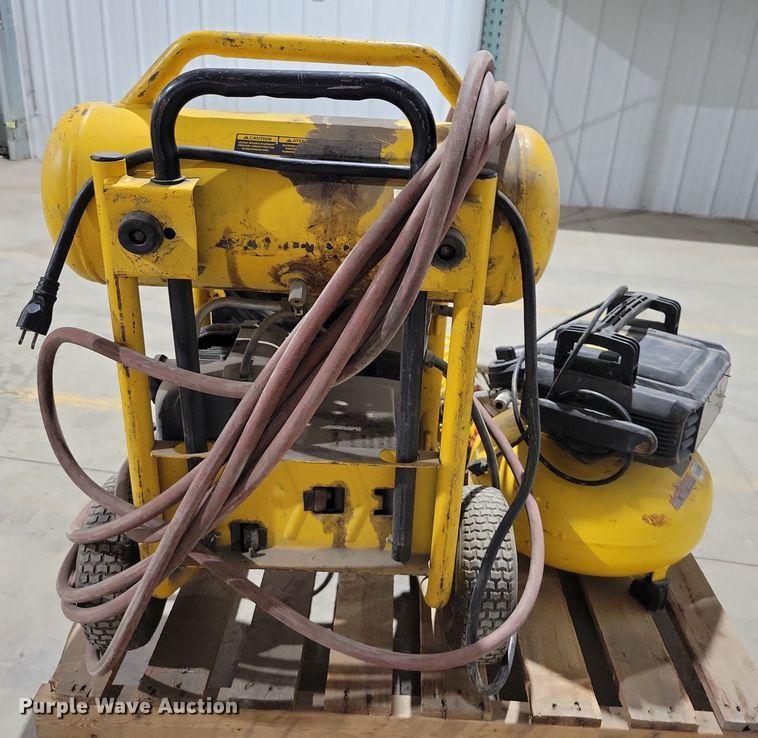 image for item NO9848 (2) DeWalt air compressors