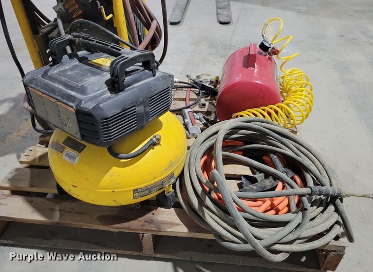 image for item NO9848 (2) DeWalt air compressors