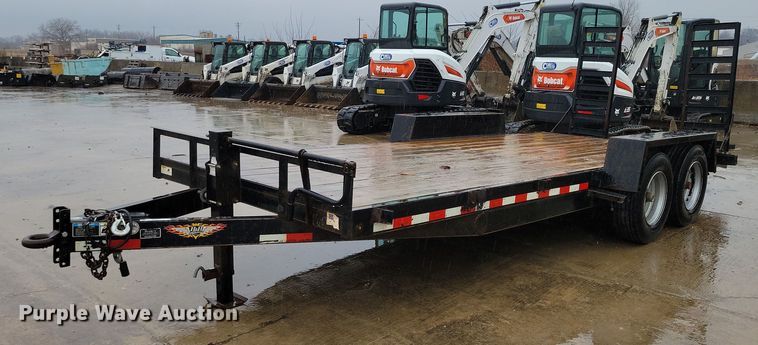 image for item NO9873 2018 H&H H8220IL-140 equipment trailer