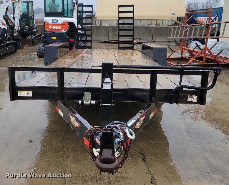 image for item NO9873 2018 H&H H8220IL-140 equipment trailer