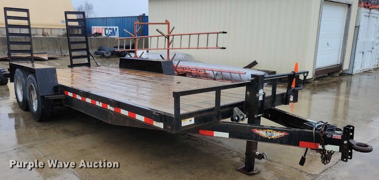 image for item NO9873 2018 H&H H8220IL-140 equipment trailer