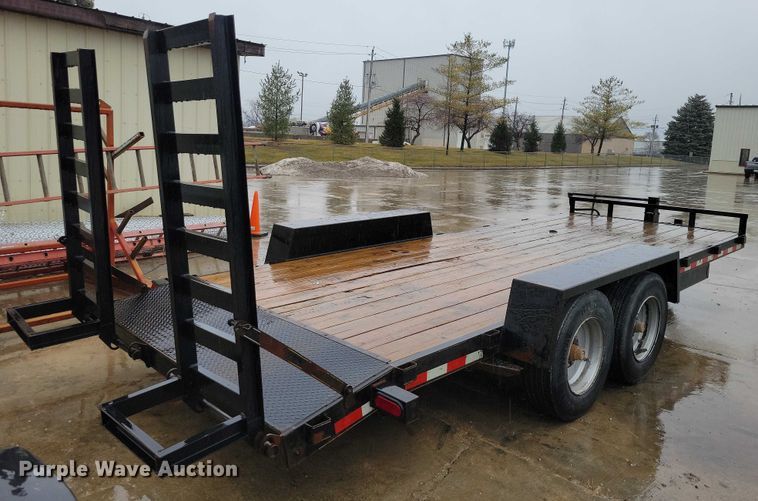 image for item NO9873 2018 H&H H8220IL-140 equipment trailer