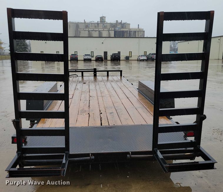 image for item NO9873 2018 H&H H8220IL-140 equipment trailer