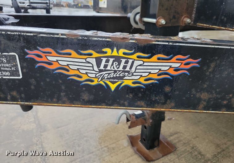 image for item NO9873 2018 H&H H8220IL-140 equipment trailer