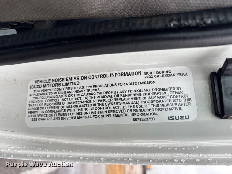 image for item YA1536 2022 Chevrolet  4500 Crew Cab dump truck