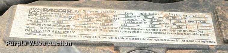 image for item YA1643 2022 Kenworth T270 water truck