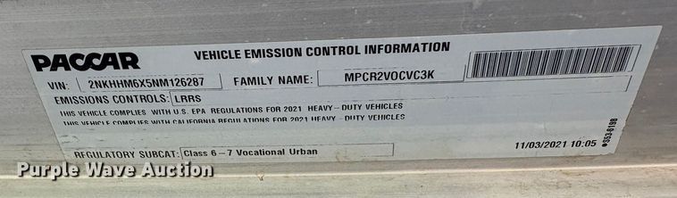 image for item YA1643 2022 Kenworth T270 water truck