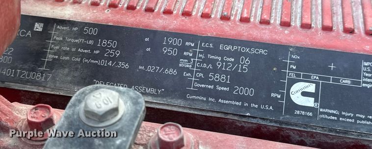 image for item YA1805 2024 Kenworth T800 vacuum truck