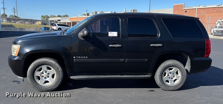 image for item DU1484 2008 Chevrolet Tahoe Police SUV