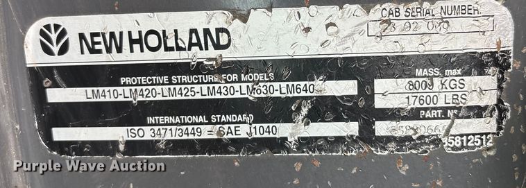 image for item DW7383 2003 New Holland LM430 telehandler