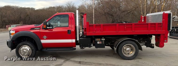 image for item DX5931 2016 Ford F-550 hook lift truck