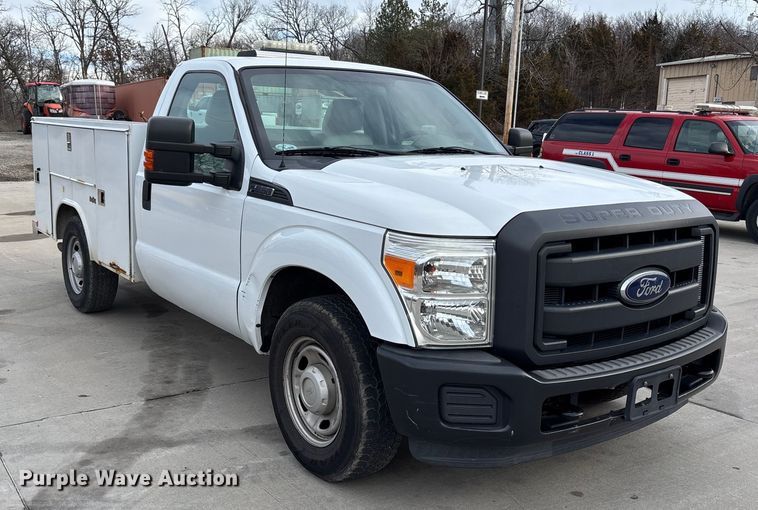 image for item DX5932 2013 Ford F250 utility bed pickup truck