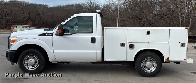 image for item DX5932 2013 Ford F250 utility bed pickup truck