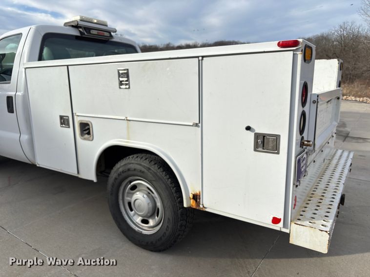 image for item DX5932 2013 Ford F250 utility bed pickup truck