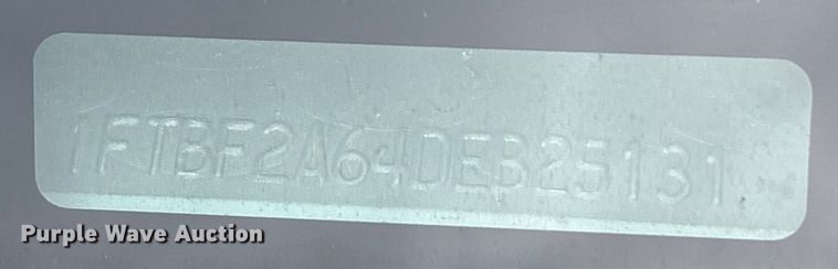 image for item DX5932 2013 Ford F250 utility bed pickup truck