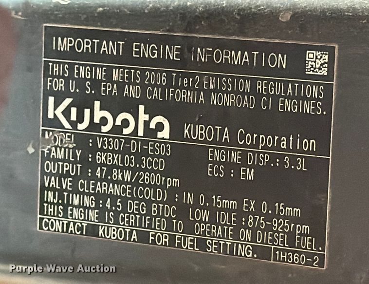 image for item DX5938 Kubota M6040F tractor