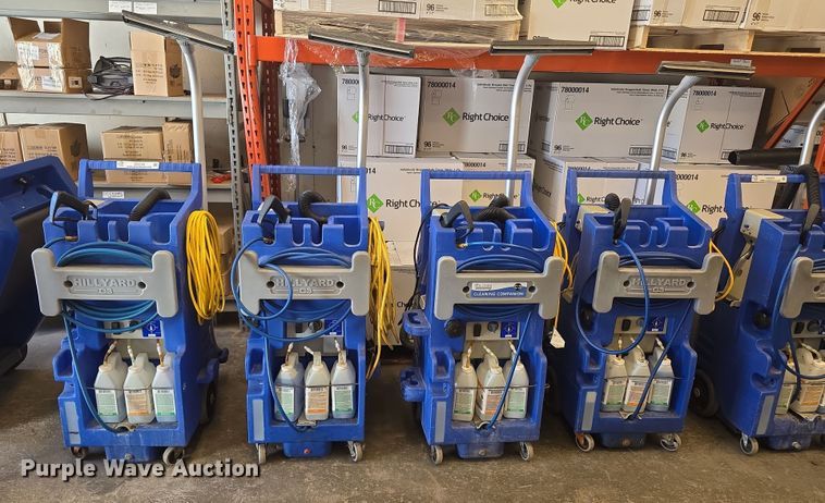 image for item DZ3729 (4) Hillyard C3 cleaning carts