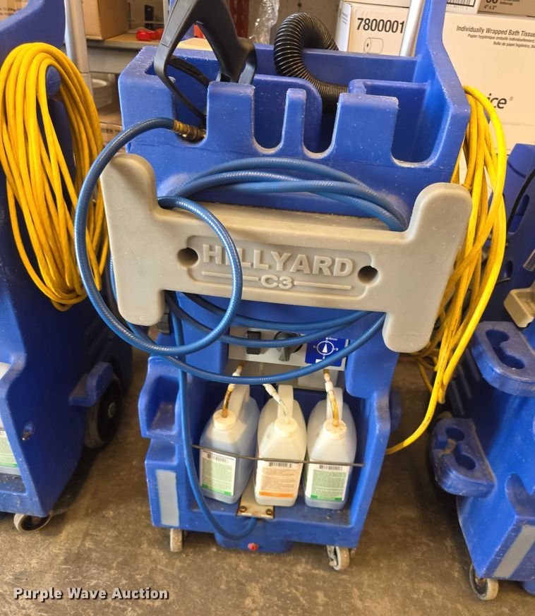 image for item DZ3729 (4) Hillyard C3 cleaning carts