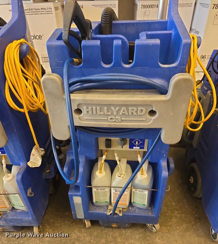 image for item DZ3729 (4) Hillyard C3 cleaning carts