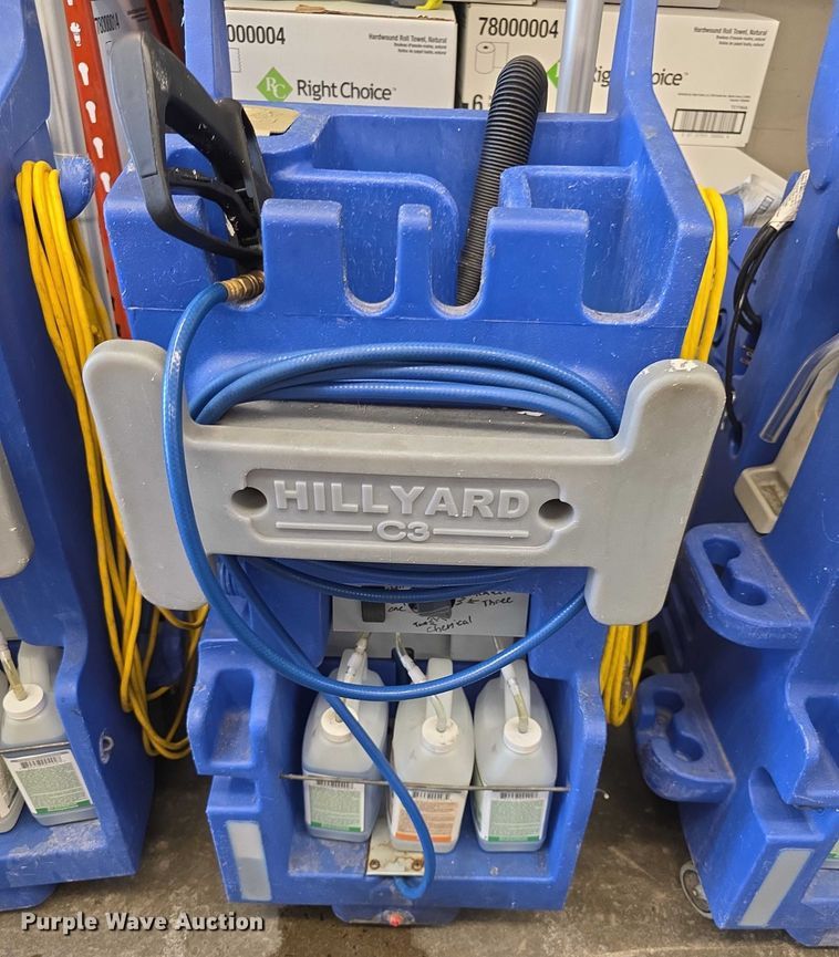 image for item DZ3731 (4) Hillyard C3 cleaning carts