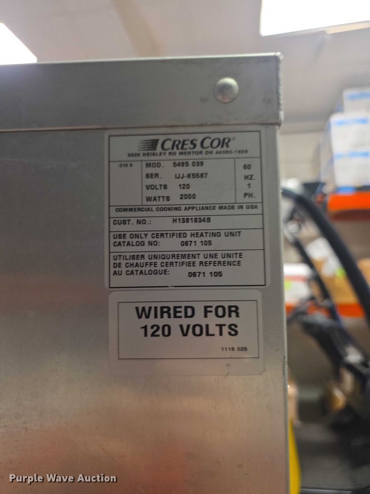 image for item DZ3752 (3) Cres Cor food warmers