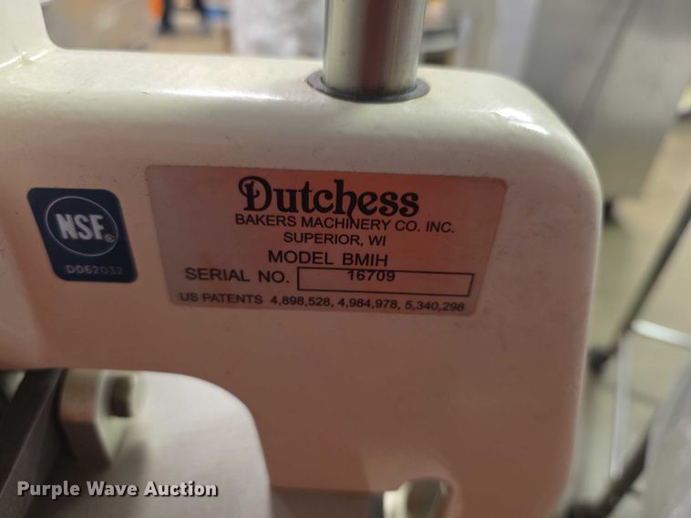 image for item DZ3753 (4) Dutchess BMIH dough dividers