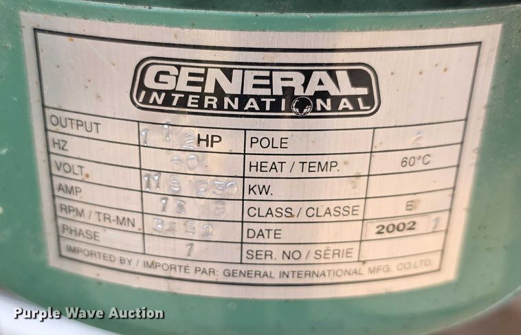 image for item DZ3765 International General 15005M1  belt sander