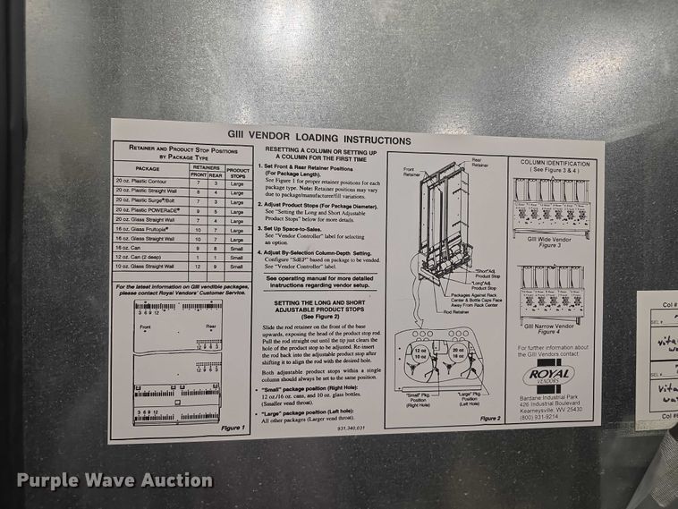 image for item DZ3776 Coca Cola 8-slotted soda machine RVCC6608 vending machine